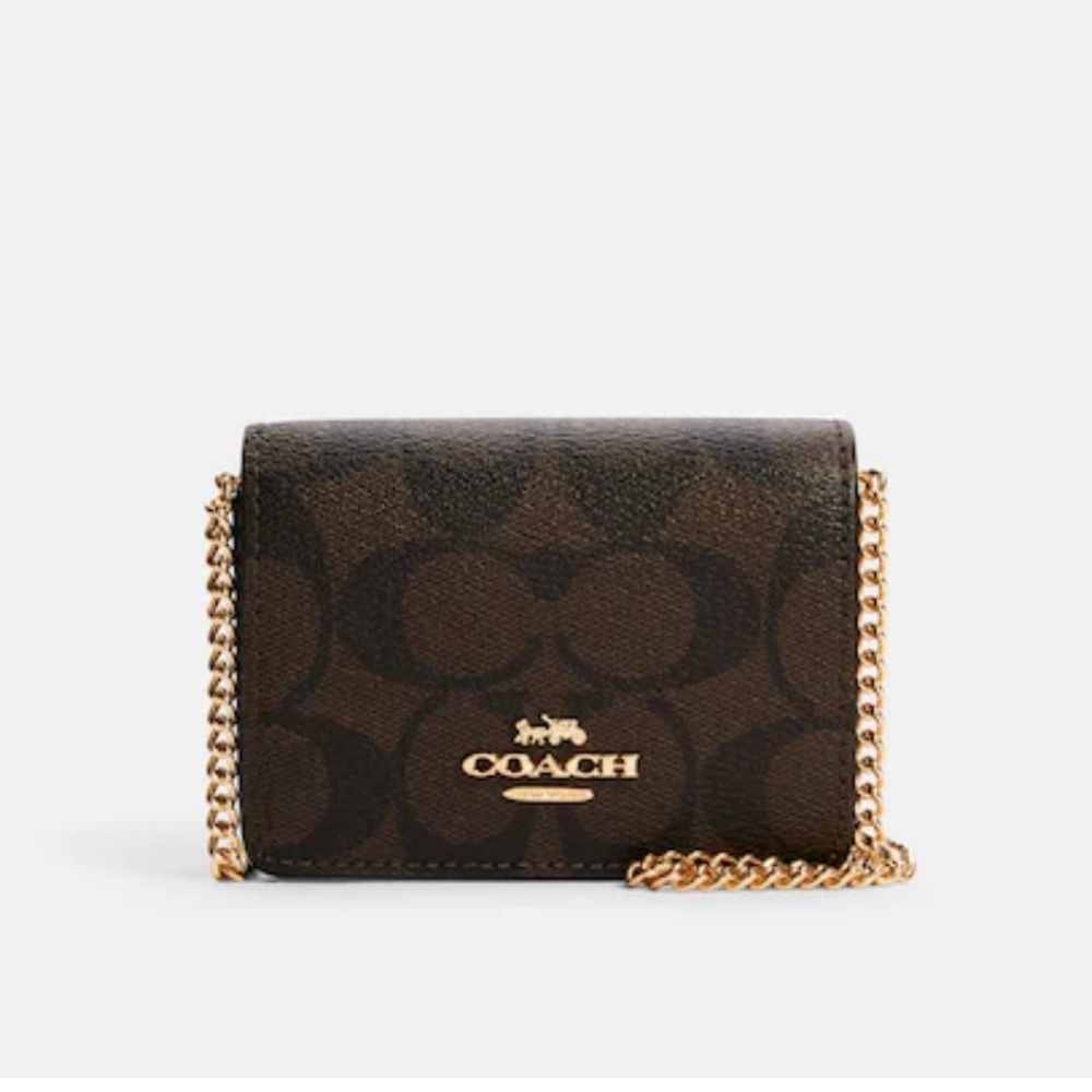 Coach Mini Wallet on Chain